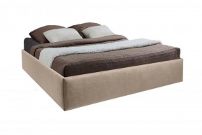 Кровать Подиум с ПМ 1600 (велюр светло-серый) в Игре - igra.ok-mebel.com | фото