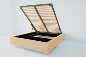 Кровать Подиум с ПМ 800 (экокожа бежевая) в Игре - igra.ok-mebel.com | фото