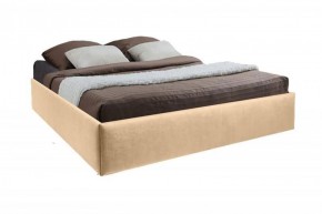 Кровать Подиум с ПМ 800 (экокожа бежевая) в Игре - igra.ok-mebel.com | фото 2