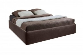 Кровать Подиум с ПМ 800 (экокожа коричневая) в Игре - igra.ok-mebel.com | фото 2
