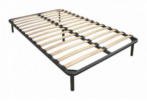 Кровать "Вена" 1400 СТАНДАРТ Вариант 3 Мора коричневый + ортопедическое основание на 5 опорах в Игре - igra.ok-mebel.com | фото 2