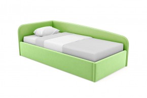 Кровать угловая Лэсли интерьерная +основание (120х200) 1 кат. ткани в Игре - igra.ok-mebel.com | фото