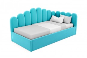 Кровать угловая Лилу интерьерная +основание/ПМ/бельевое дно (120х200) в Игре - igra.ok-mebel.com | фото