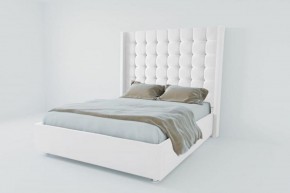 Кровать Венеция ЛЮКС без основания 900 (экокожа белая) в Игре - igra.ok-mebel.com | фото