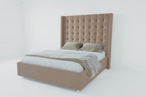 Кровать Венеция ЛЮКС без основания 900 (велюр серый) в Игре - igra.ok-mebel.com | фото