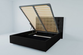 Кровать Венеция с ПМ 800 (экокожа кольт ч) в Игре - igra.ok-mebel.com | фото