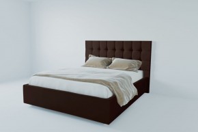 Кровать Венеция с ПМ 900 (экокожа коричневая) в Игре - igra.ok-mebel.com | фото 2