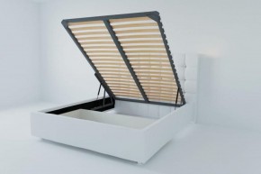 Кровать Венеция с ПМ 1600 (экокожа белая) в Игре - igra.ok-mebel.com | фото