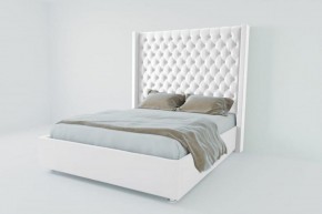 Кровать Версаль ЛЮКС без основания 800 (экокожа белая) в Игре - igra.ok-mebel.com | фото