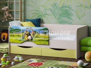 Кровать Юниор-12 с фотопеч. "Мадагаскар" в Игре - igra.ok-mebel.com | фото