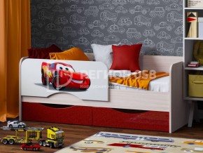 Кровать Юниор-12 с фотопеч. "Тачки" в Игре - igra.ok-mebel.com | фото