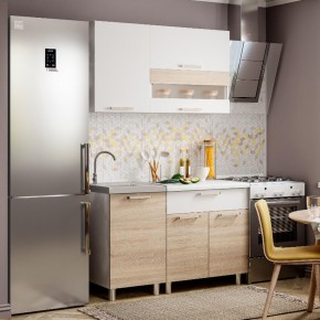 Кухня Айсбери 1.2 м (Белый/Дуб Сонома) в Игре - igra.ok-mebel.com | фото