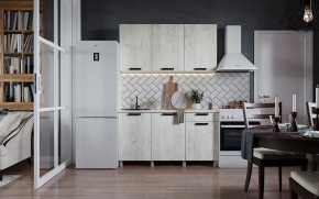 Кухня ДИОР 1500 (Белый/Дуб Крафт белый) в Игре - igra.ok-mebel.com | фото