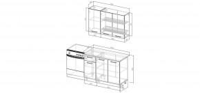 Кухонный гарнитур Белый Глянец 1200 (Стол. 26мм) в Игре - igra.ok-mebel.com | фото 2