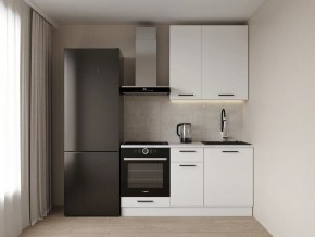Кухонный гарнитур Белый Глянец 1600 h950 (Стол. 26мм) в Игре - igra.ok-mebel.com | фото
