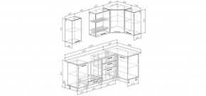 Кухонный гарнитур Белый Глянец 2200*1000 (Стол. 26мм) в Игре - igra.ok-mebel.com | фото 2