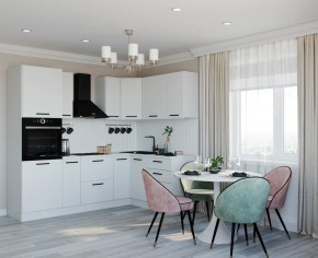 Кухонный гарнитур Белый Глянец 2400*1600 (Стол. 26мм) в Игре - igra.ok-mebel.com | фото