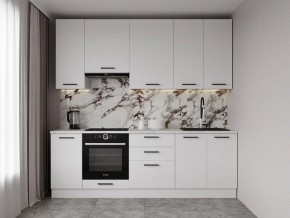 Кухонный гарнитур Белый Глянец 2400 h950 (Стол. 26мм) в Игре - igra.ok-mebel.com | фото