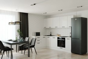 Кухонный гарнитур Белый Глянец 2600*1600 (Стол. 38мм) в Игре - igra.ok-mebel.com | фото