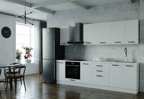 Кухонный гарнитур Белый Глянец 2800 (Стол. 26мм) в Игре - igra.ok-mebel.com | фото