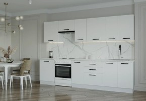Кухонный гарнитур Белый Глянец 3000 (Стол. 38мм) в Игре - igra.ok-mebel.com | фото
