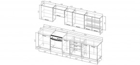 Кухонный гарнитур Белый Глянец 3000 (Стол. 38мм) в Игре - igra.ok-mebel.com | фото 2