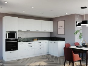 Кухонный гарнитур Белый Глянец 3200*1400 (Стол. 26мм) в Игре - igra.ok-mebel.com | фото