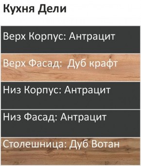 Кухонный гарнитур Дели 2200 (Стол. 38мм) в Игре - igra.ok-mebel.com | фото 3