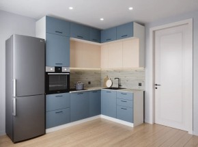 Кухонный гарнитур Фьюжн 2200*1700 (Стол. 26мм) в Игре - igra.ok-mebel.com | фото