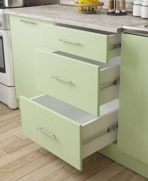 Кухонный гарнитур Флоренс Грин (1800) в Игре - igra.ok-mebel.com | фото 2