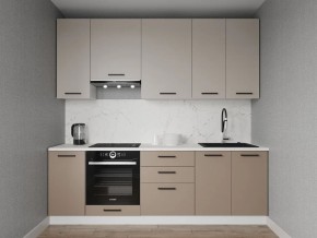 Кухонный гарнитур Каппучино 2400 h950 (Стол. 26мм) в Игре - igra.ok-mebel.com | фото