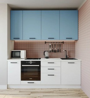Кухонный гарнитур Капри 2200 h950 (Стол. 38мм) в Игре - igra.ok-mebel.com | фото