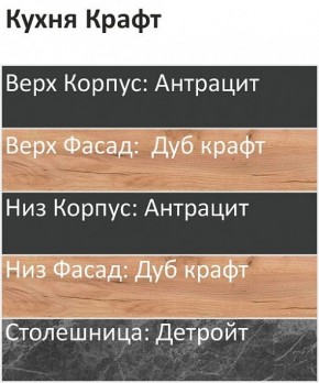 Кухонный гарнитур Крафт 2200 (Стол. 26мм) в Игре - igra.ok-mebel.com | фото 3