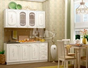 ЛИЗА-2 Кухонный гарнитур 1,7 Белый глянец холодный в Игре - igra.ok-mebel.com | фото