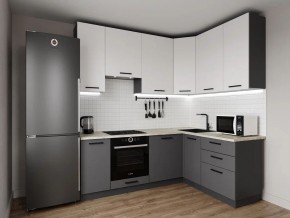 Кухонный гарнитур Меренга 2200*1600 h950 (Стол. 26мм) в Игре - igra.ok-mebel.com | фото