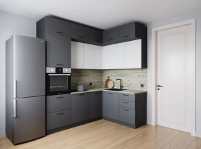 Кухонный гарнитур Меренга 2200*1700 (Стол. 38мм) в Игре - igra.ok-mebel.com | фото