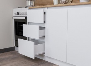 Кухня "МОРИ" 2.0 м (белый/дуб вотан) в Игре - igra.ok-mebel.com | фото 4