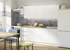 Кухня "МОРИ" 2.0 м (белый/дуб вотан) в Игре - igra.ok-mebel.com | фото 5