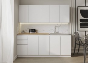 Кухня "МОРИ" 2.0 м (белый/дуб вотан) в Игре - igra.ok-mebel.com | фото 7