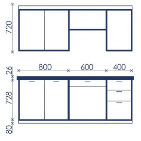 Кухонный гарнитур Ольвия-6 (1.8м) в Игре - igra.ok-mebel.com | фото 4