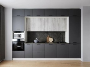 Кухонный гарнитур Санторини 3400 (Стол. 26мм) в Игре - igra.ok-mebel.com | фото