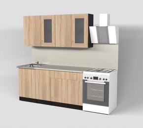 Кухня Симона Демо 1700 (Венга/Дуб Сонома) в Игре - igra.ok-mebel.com | фото