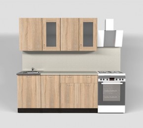 Кухня Симона Демо 1700 (Венга/Дуб Сонома) в Игре - igra.ok-mebel.com | фото 7