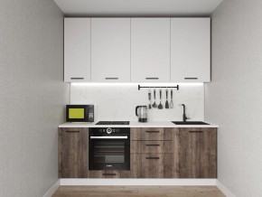 Кухонный гарнитур Старое Дерево 2200 h950 (Стол. 26мм) в Игре - igra.ok-mebel.com | фото