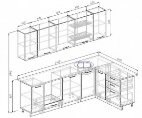 Кухонный гарнитур угловой Бланка 2600х1600 (Стол. 38мм) в Игре - igra.ok-mebel.com | фото 2