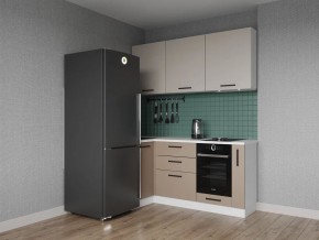 Кухонный гарнитур угловой Каппучино 1000*1800 (Стол. 38мм) в Игре - igra.ok-mebel.com | фото