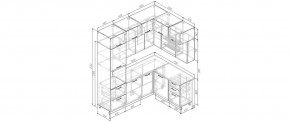 Кухонный гарнитур угловой Крафт 2200*1700 (Стол. 38мм) в Игре - igra.ok-mebel.com | фото