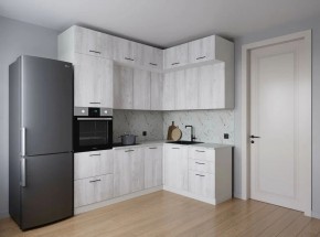 Кухонный гарнитур угловой Пайн 2200*1700 (Стол. 38мм) в Игре - igra.ok-mebel.com | фото