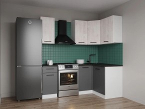 Кухонный гарнитур угловой Санторини 2000*1200 (Стол. 26мм) в Игре - igra.ok-mebel.com | фото