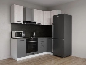 Кухонный гарнитур угловой Санторини 2200*1000 (Стол. 26мм) в Игре - igra.ok-mebel.com | фото
